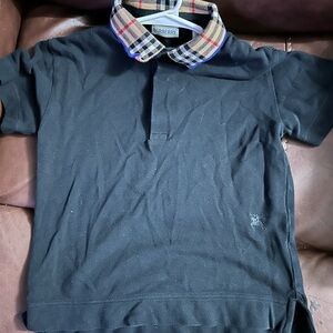 Burberry Polo Shirt with Iconic Check Collar